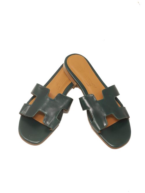 Dark green slipper sandals Da Costanzo | 2508VERDEV